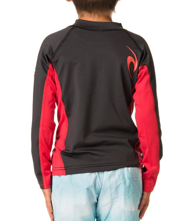 Ripcurl Undertow Grom Long Sleeve UV Tee (2018) - Red BACK