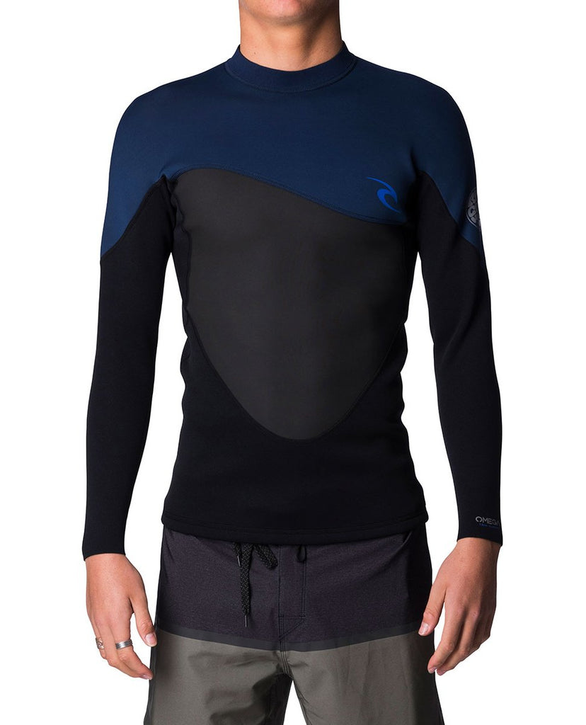 Ripcurl Omega Mens Heater Top (2019) - Navy - Waterskiers World